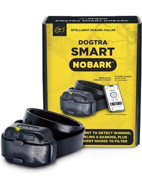 Smart Dog Bark Control Collar - 33 ft Range, Waterproof, Compact, Behavior